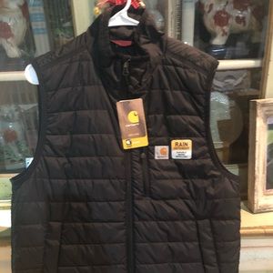 Carhartt men’s puffer vest medium rain defender